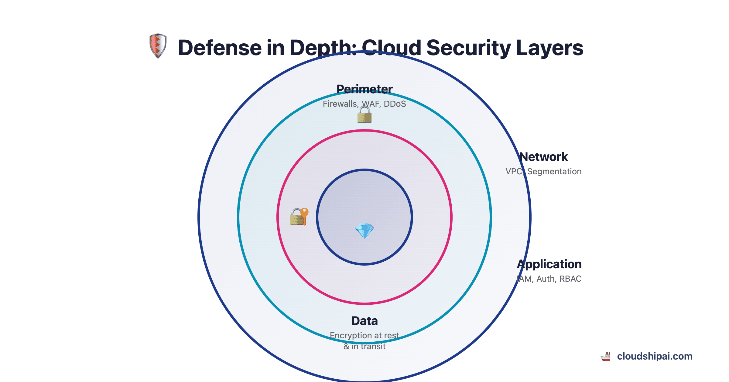 Cloud security layers and components