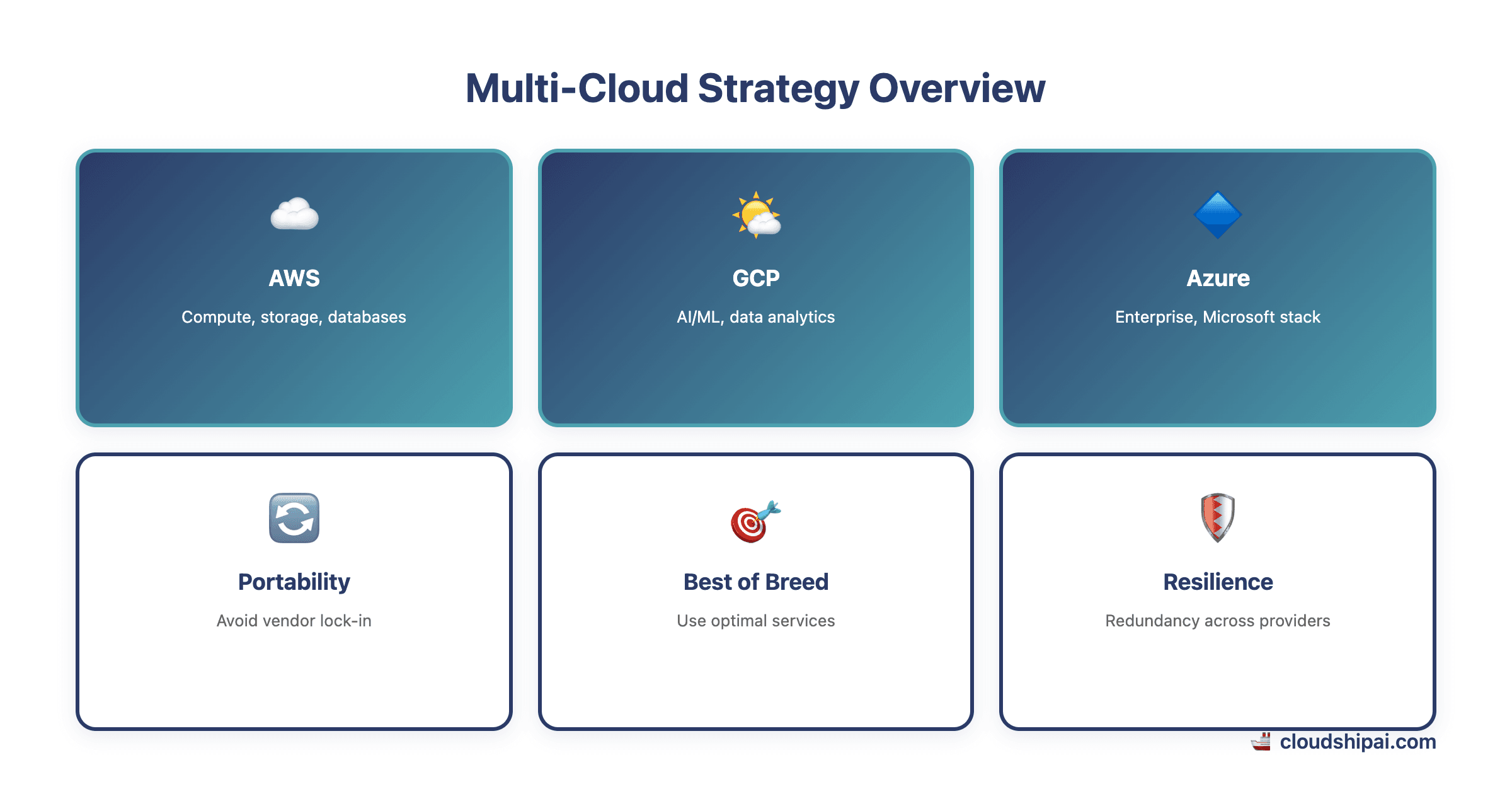 Multi-cloud architecture overview