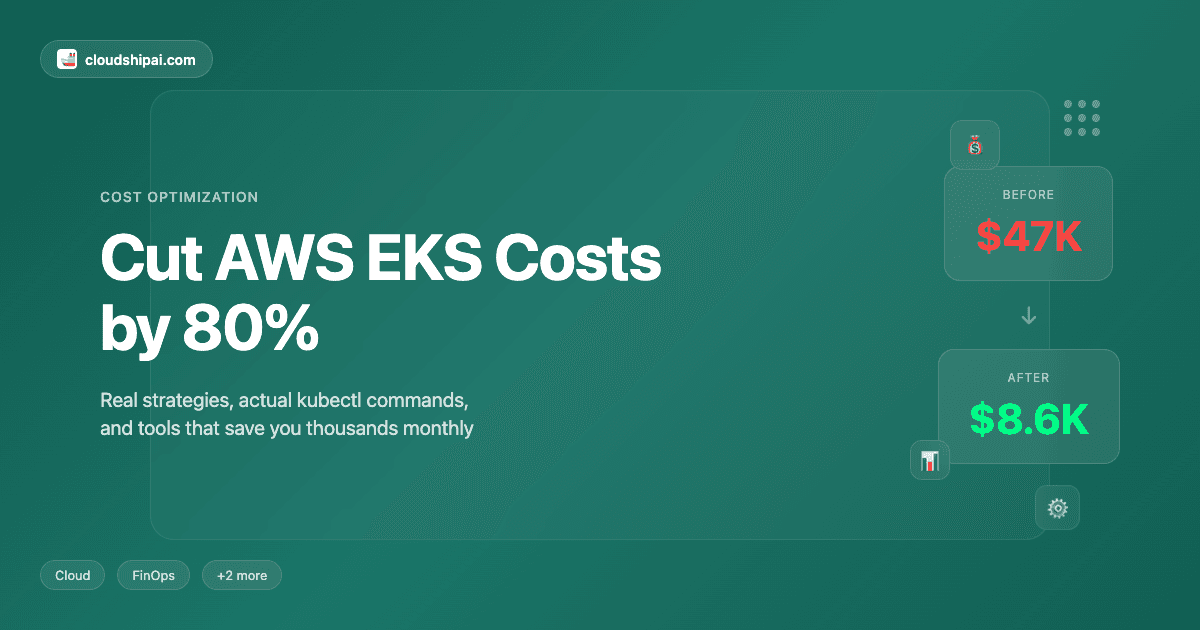 How to Cut AWS EKS Costs by 80% Without Sacrificing Performance